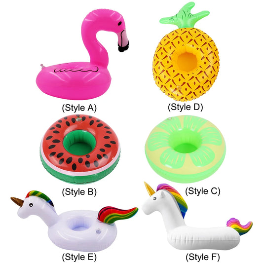 Inflatable pool float